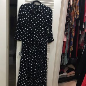 Zara polka dot dress